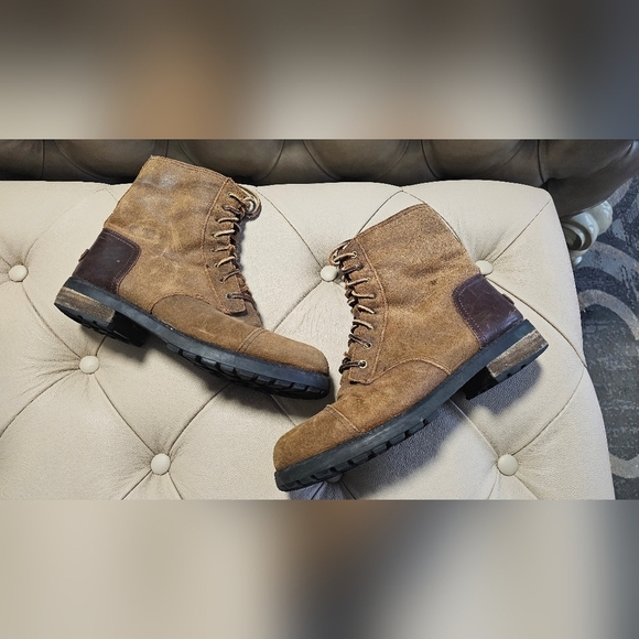 UGG KILMER CHESTNUT Lace Up MILITARY WATER RESISTANT Boots Tall size 9.5 - Picture 6 of 6